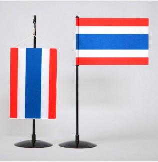 Thajsko - stolní vlaječka saténová tištěná