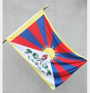 Tibetská vlajka - venkovní tištěná 