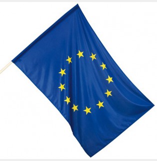 Vlajka evropské unie - tištěná venkovní vlajka EU