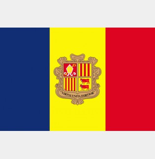 Andorra vlajka