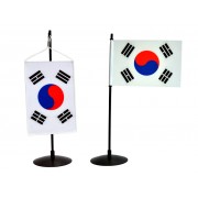 Stolní vlaječka Jižní Korea - oba typy