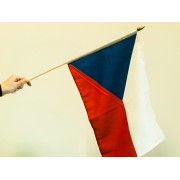 Česká vlaječka - mávací, velká