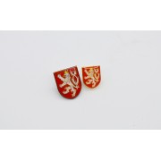 Odznak malý státní znak s českým lvem nabízíme ve dvou velikostech, uchycení pin