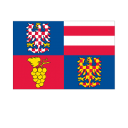 Samolepka vlajky Jihomoravského kraje