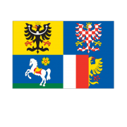 Samolepka vlajky Moravskoslezského kraje