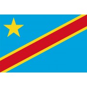 Kongo-demokratická republika vlajka