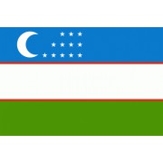 Uzbekistán vlajka 