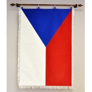Slavnostní sametová vlajka České republiky