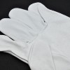 Bílé rukavice pro praporečníky z jemné hovězí kůže