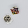 Odznak se státním znakem České republiky, uchycení pin, stříbrná povrchová úprava