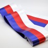  Jednostranné tištěné saténové šerpy přes rameno v barvě české trikolóry
