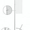 Sklolaminátový vlajkový stožár s pevným otočným ramenem 