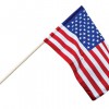Tyč na vlajku dřevěná broušená 2m - ukázka použití