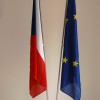 Evropská vlajka na stojanu